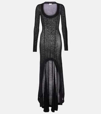 Maxikleid aus Schurwolle | Saint Laurent