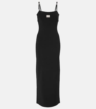 Abito lungo Kylie con pelle | Acne Studios