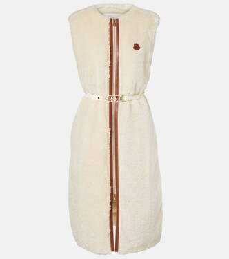 Daunenweste Sorbier aus Faux Shearling | Moncler