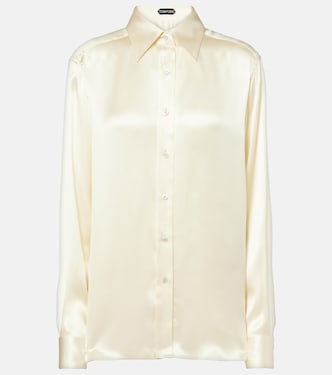 Blusa de charmeuse de seda | Tom Ford