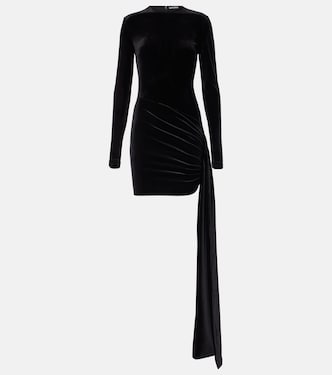 Ruched velvet minidress | David Koma