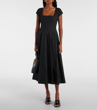 Midikleid aus Baumwollpopeline | Staud