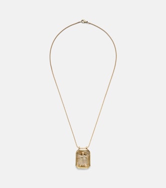 Collana Cross in oro 18kt con diamanti | Marie Lichtenberg