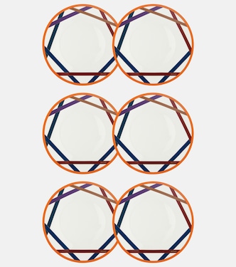 Nastri set of 6 dinner plates | Missoni