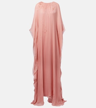 Embellished silk kaftan | Marmar Halim