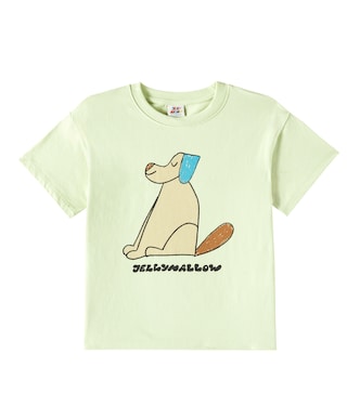 Printed cotton jersey T-shirt | Jellymallow