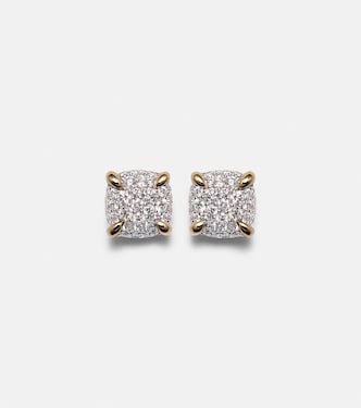 Orecchini Châtelaine® in oro 18kt con diamanti | David Yurman