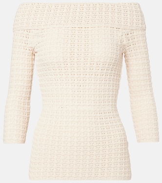 Off-Shoulder-Top Dermottega aus Häkelstrick | Isabel Marant