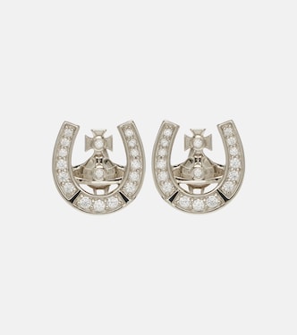 Pendientes Mare de plata de ley adornados | Vivienne Westwood