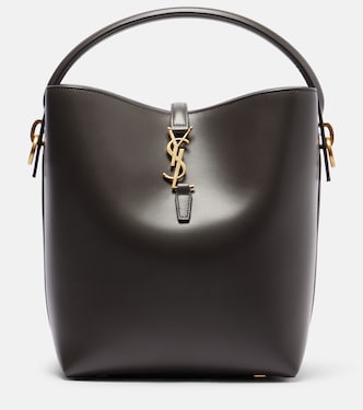 Le 37 Cassandre leather bucket bag | Saint Laurent
