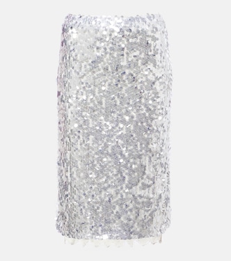 Jupe midi Opaline à sequins | Christopher Esber