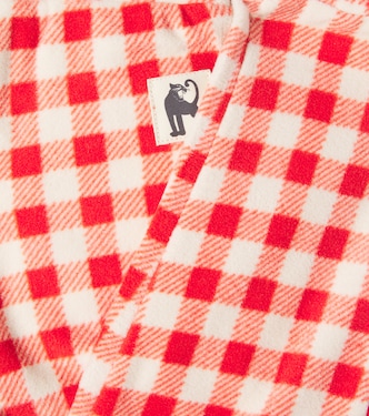 Gingham fleece sweatpants | Mini Rodini