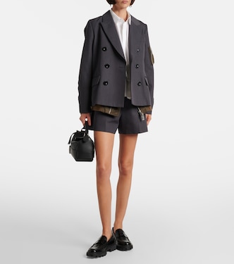 Tiered poplin shirt | Sacai