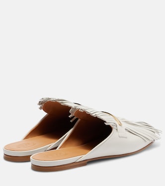 Fringed leather mules | Tod's