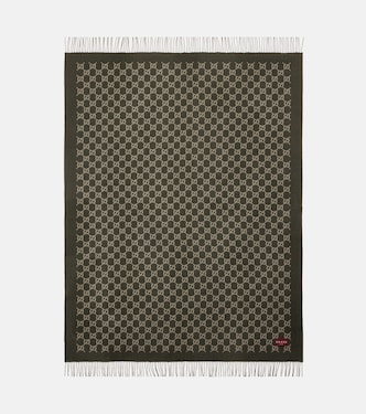 GG wool and cashmere blanket | Gucci