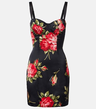 Vestido corto floral | Dolce&Gabbana