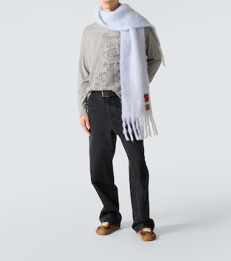 x Louis Wain embroidered cotton jersey T-shirt | Loewe