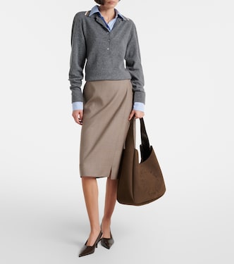 Layered virgin wool polo sweater | Stella McCartney