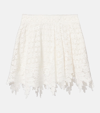 Hanta floral cotton lace miniskirt | Isabel Marant