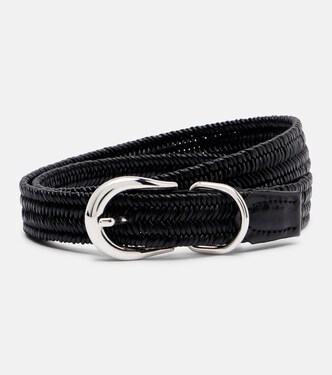 Loom braided leather belt | Déhanche