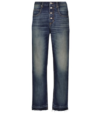 Jeans rectos Belden de tiro alto | Marant Etoile