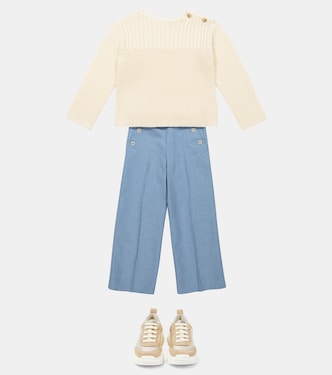 Baskets Jumpy en cuir | Bonpoint