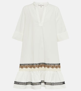 Lace-trimmed cotton minidress | Dorothee Schumacher