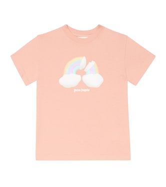 프린트 코튼 저지 티셔츠 | Palm Angels Kids