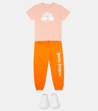 프린트 코튼 저지 티셔츠 | Palm Angels Kids