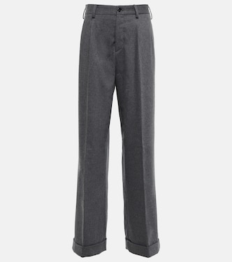 Pantaloni in misto lana a vita alta | Marni