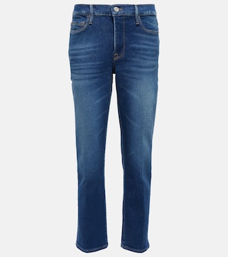 Le Nouveau mid-rise straight jeans | Frame