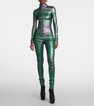 Pantalon en cuir et coton | Rick Owens