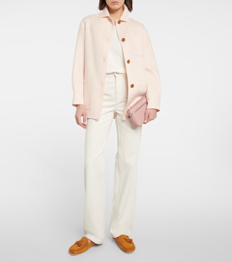 Mokassins Dot Sole aus Veloursleder | Loro Piana