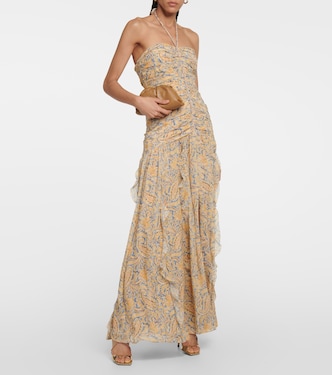 Lucine paisley silk maxi dress | Veronica Beard