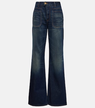 Jeans flared a vita alta | Balmain