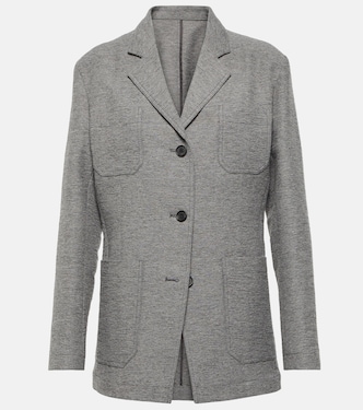 Blazer aderente in misto lana | Toteme