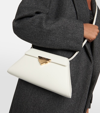 Medium leather shoulder bag | Prada
