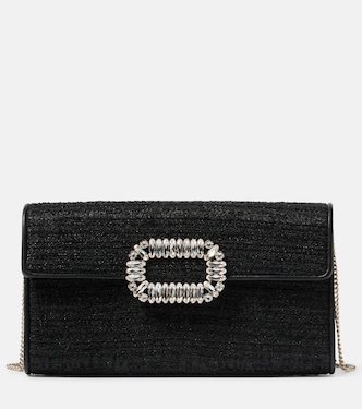 Bouquet Mini tweed clutch | Roger Vivier