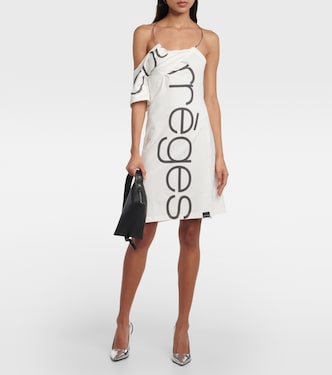 Off-Shoulder-Minikleid aus Baumwolle | Courrèges