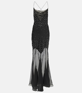 Robe longue à ornements | Rabanne