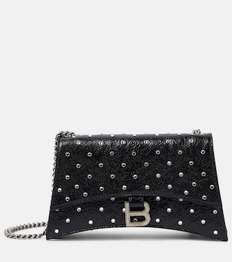 Verzierte Schultertasche Crush XS aus Leder | Balenciaga