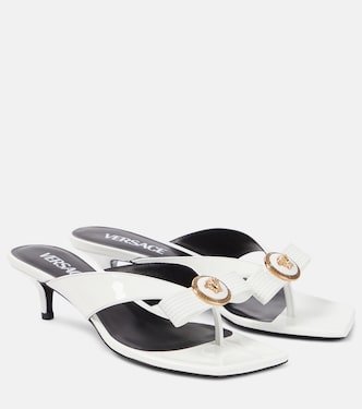 Sandalen Gianni Ribbon 45 aus Lackleder | Versace