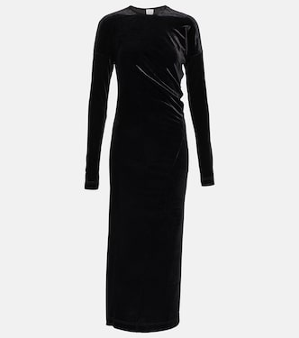 Robe midi en velours | Toteme