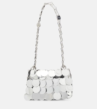 Sparkle Nano sequined shoulder bag | Rabanne