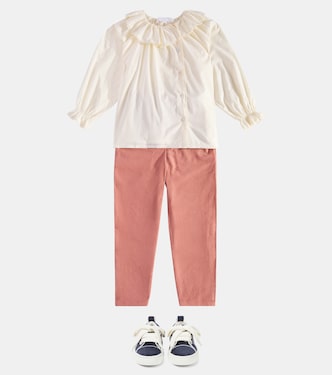 Sneakers Toy Toy aus Frottee mit Leder | Christian Louboutin Kids