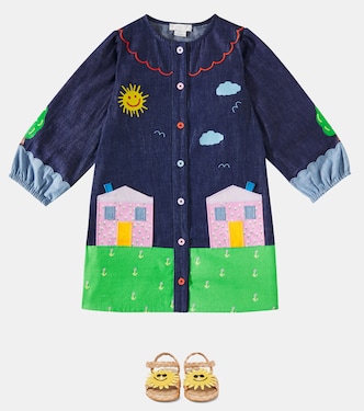 Bedrucktes Jeanskleid | Stella McCartney Kids