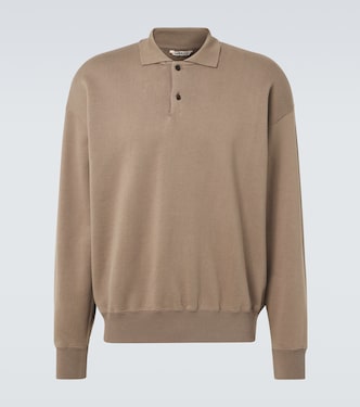 Cotton polo sweater | Auralee