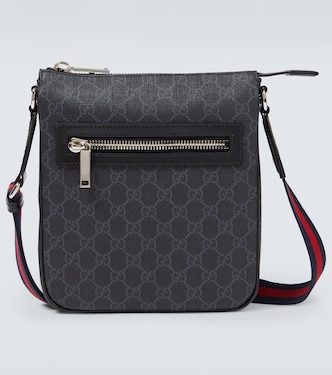 Messenger Bag GG aus Canvas mit Leder | Gucci