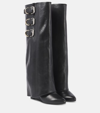 Stiefel Shark Lock Buckles 60 aus Leder | Givenchy