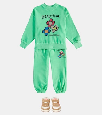 June Basket leather high-top sneakers | Golden Goose Kids